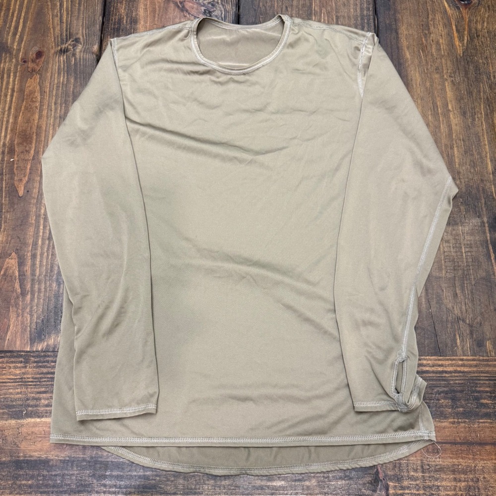 Peckham‎ US Military Gen III Level 1 Undershirt Coyote Tan Medium Regular L1 L/S